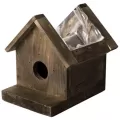 SuperMoss Wood Birdhouse Planter Small
