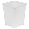 Gro Pro Premium White Square Pot 7 in x 7 in x 9 in (100/Cs)