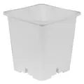 Gro Pro Premium White Square Pot 9 in x 9 in 10.5 in (100/Cs)