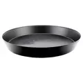 Black Premium Plastic Saucer 25 in (5/Cs)