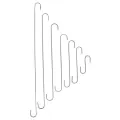 Bamboo Supply 6" Wire S Hook Galvanized 25/BD