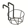 Panacea 8" Ring Over The Deck Adj Flower Pot Holder Black