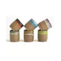 PHG Floret Succulent Cup Mixed Drift Glaze Set of 12