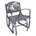 Painted Sky Glider Chair Elk Iron