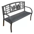Painted Sky Bench Chicken Tube Steel Bench