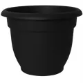 Bloem 10" Ariana with Grid Planter Black*