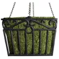 SuperMoss 12" Blackhammer Hanging Basket London Square