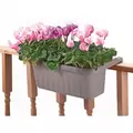 Apollo 20" Adjustable Railing Planter Grey