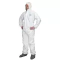 ProWorks Disposable Coverall, Microporous, Elastic Wrist, Ankles, Hood, & Boots, White, Large, 25/CS