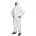 ProWorks Disposable Coverall, Microporous, Elastic Wrist, Ankles, Hood, & Boots, White, XXXL 25/CS