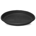 Crescent 12" Emma Saucer Black