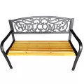 DDI Garden Bench Cast Iron Welcome