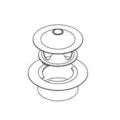 DECLOET 3" POLY ADAPTER c/w DIFFUSER