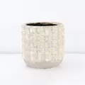PHG 5.5"x5" Salinas Planters Sponged Cream Case of 6
