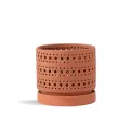 PHG 7.5"x6.5" Moon Gate Orchid Planters Sand Canyon Clay Case of 4