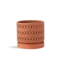 PHG 6"x5.5" Moon Gate Orchid Planters Sand Canyon Clay Case of 4