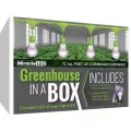 Miracle LED Greenhouse in a Box LED Grow Light Kit, 6-Foot Length, with 4 Multi-Plant Red+Blue Spectrum Grow Bulbs
