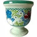 Talavera 10" Bella Especial Urn Planter Teal