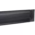 Valley View 1"x6"x20' Poly Board Black