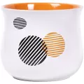 Blue Sky Merry Round 6.5" Flower Pot