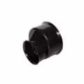ADS Reducing Coupler, N-12 Bell-End HDPE Watertight Dual Wall Injection Molded Black 12" x 8" | DFD1218WT