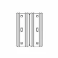 ADS External Coupler, Snap HDPE Single Wall Black 8" | DFECPS080