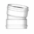 Sewer Elbow, 4"Gasketed PVC G Series SDR-35 11-1/4 Degrees 1/32 Bend