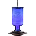 Perky Pet 13oz Elixir Blue Vintage Glass Feeder