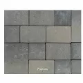Paver Stone, 5-1/5" x 5-1/2" x 2-3/8" Square Positano Interlocking San Francisco Cobblestone