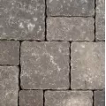 Paver Stone, 11" x 11" Large Square Iron Range Strassen Bavaria