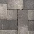 Paver Stone, 3" x 6" Half Square Sterling Gray Traditional Cobble Series | 4MC05