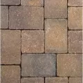 Paver Stone, 4" x 6" 3-Quarter Minnesota River Cracovia Circle