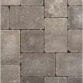 Paver Stone, 3" x 6" Half Square Sterling Gray Cracovia | 4TTM05