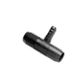 PVC Tee 1 in. x 1 in. x 3/8 in. Barb x Barb x Swing Pipe | 1401-129