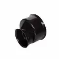 Reducing Coupler, 8" x 4"Bell Black HDPE Watertight Dual Wall Injection Molded