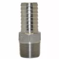 Adapter, 1"Insert x MNPT Stainless Steel with Hex