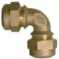 Elbow, 1"Type Q CTS Compression Brass 74761Q Series 90 Degrees 1/4 Bend