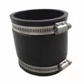 Flexible Coupling, 3"Clay x PVC