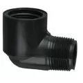 Street Elbow, Mpt X Fpt Black Poly Schedule 40 90° | M412005