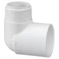 1" 90 Street Elbow PVC Sch. 40 MPT x Slip | 410-010