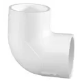 PVC Schedule 40 - 90 Elbow , 3/4" Slip White | 406007