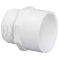PVC Schedule 40 - Adapter, 2" Mpt X Slip White | 436020