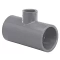 3" x 3" x 1" Socket Gray PVC Schedule 80 Reducing Tee | 801335