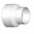 Reducer Coupling, 8" x 4"Hub PVC P Series SDR-35 Concentric Solvent Weld