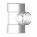 Straight Tee, 8" x 8" x 4"Hub PVC P Series SDR-35 Solvent Weld
