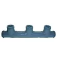 Action Machining Triple Manifold Tee, Buttress Threaded Schedule 80 PVC 1" | AFI18003