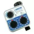 Analog Timer, 4" x 4" x 2" Blue Plastic 3-Dial Hose Bib