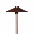 Alliance Lighting Area Light Hat, Aged Brass Frosted Lens 12" | AL800