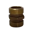Hose Fitting, 3/4" x 3/4" x 1/2"MHT x MIP x FIP