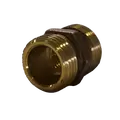Hose Fitting, 3/4" x 3/4" x 1/2"MHT x MIP x FIP
